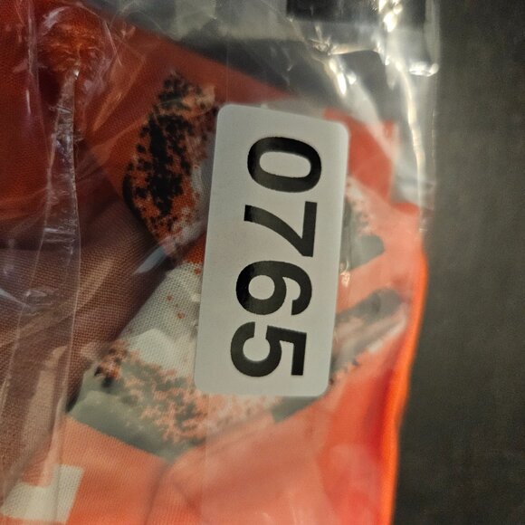 Halloween II " It's Time Michael " Movie Men's Button Shirt Orange/Black 3XL NWT - Picture 6 of 6